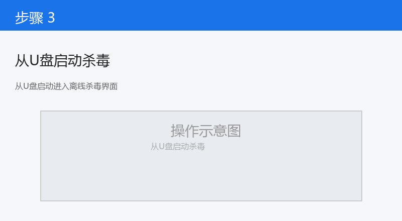 从U盘启动进入离线杀毒界面